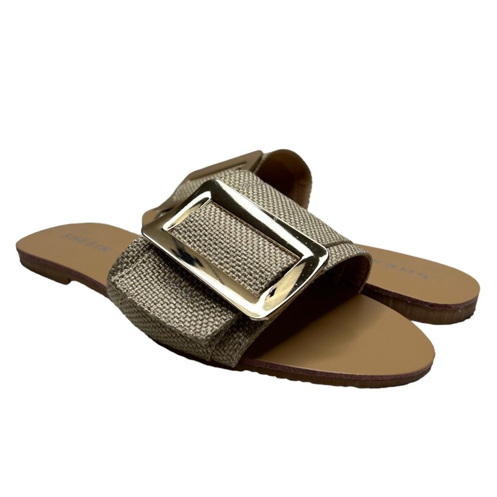 Shein Canvas Slide Sandal (6.5)‎